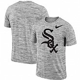 Chicago White Sox  Nike Heathered Black Sideline Legend Velocity Travel Performance T-Shirt